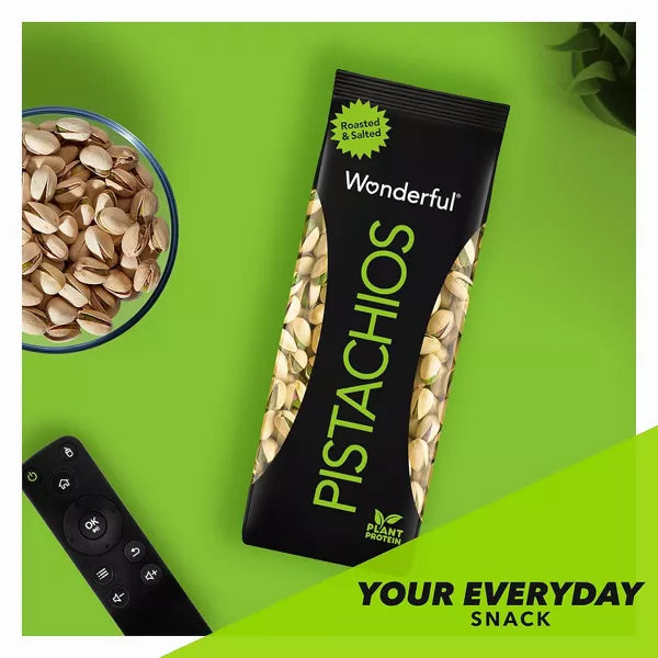Wonderful Roasted & Salted Pistachios, 8oz.